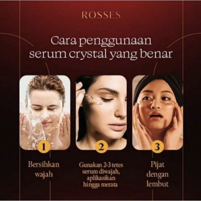 Serum Rosses Glow Serum Mencerahkan Melembabkan, Anti Aging dan Glowing 100% Original BPOM