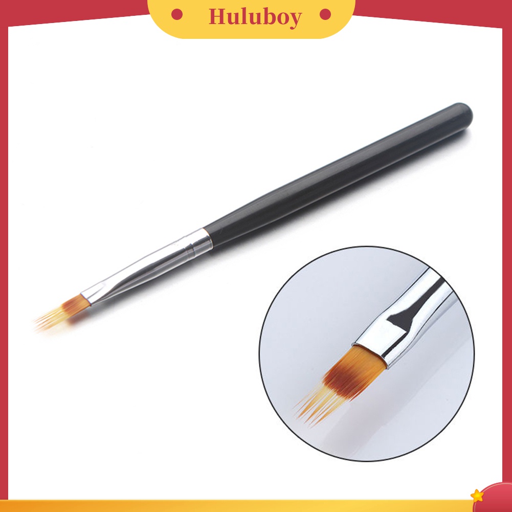 Huluboy Huluboy♡ Pen Brush Nail Art UV Gel Gradasi Gagang Plastik Untuk Manicure