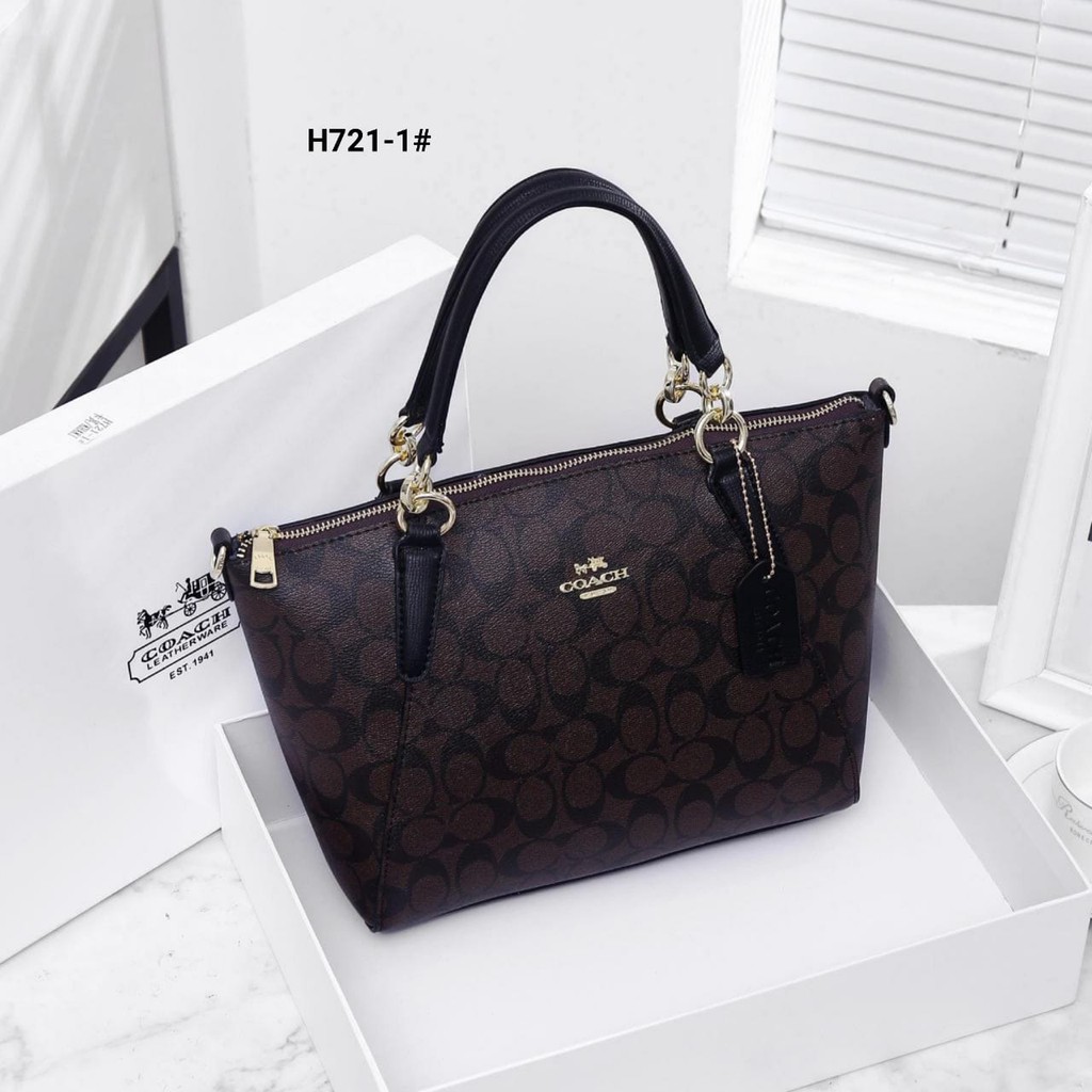 Coach Kelsey Pvc Waterproof Satchel Bag Include Box Coach