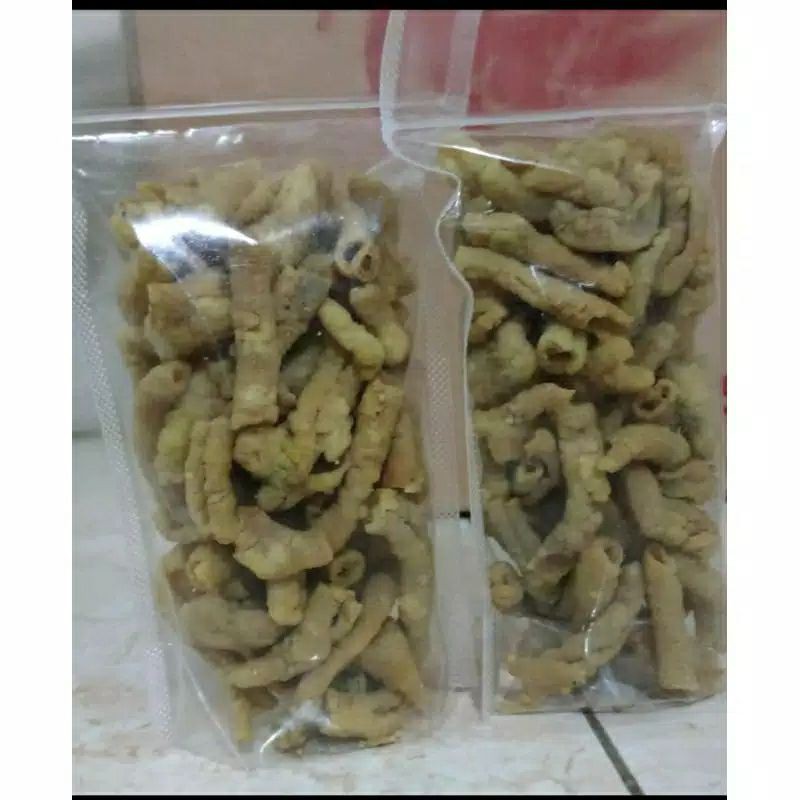 

PROMO bisa COD keripik usus DEBM KETO kemasan ekonomis homemade