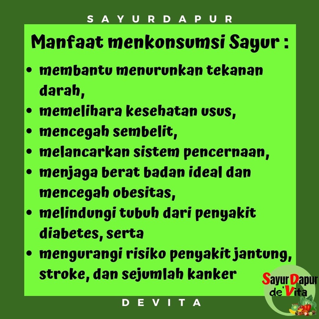 Brokoli Hijau Segar Bersih 500 gram