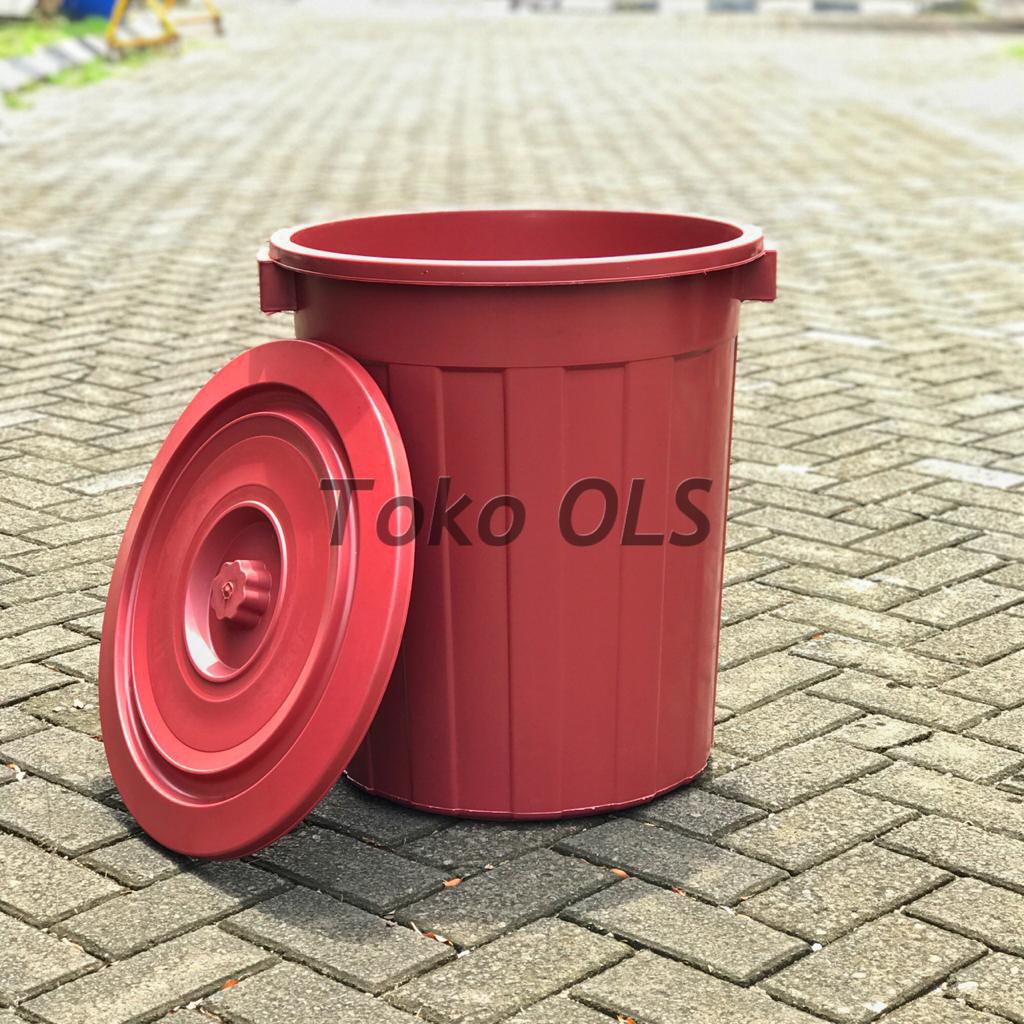 Ember Plastik Besar 80 Liter dan 60 Liter-Merah