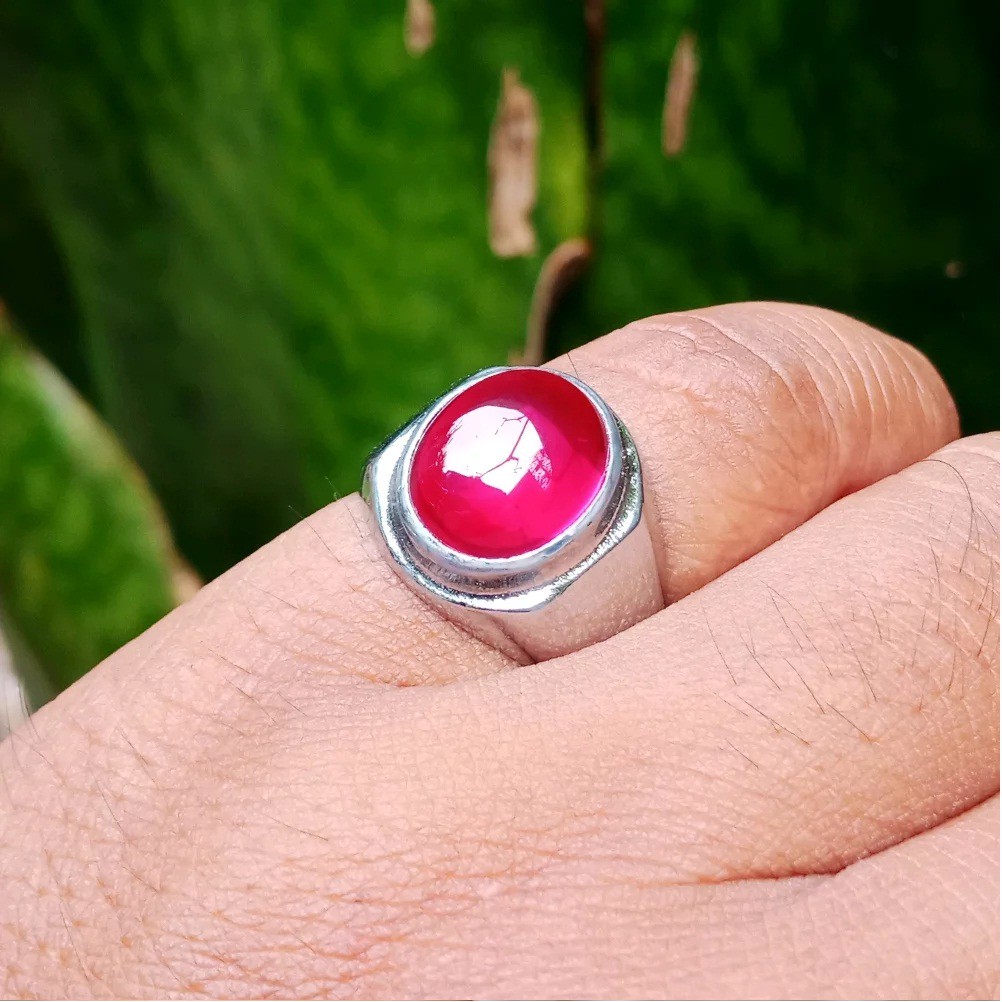 Cincin Batu Merah Siam Bangkok Super