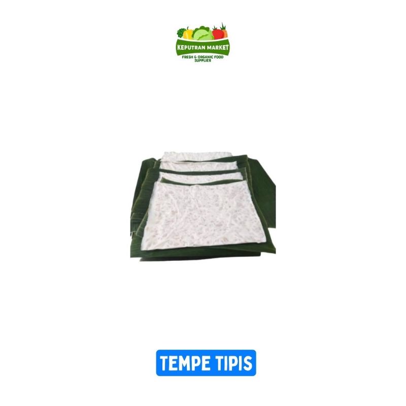 

Tempe Tipis / Tempe Mendoan Per Pcs / Bahan Pelengkap