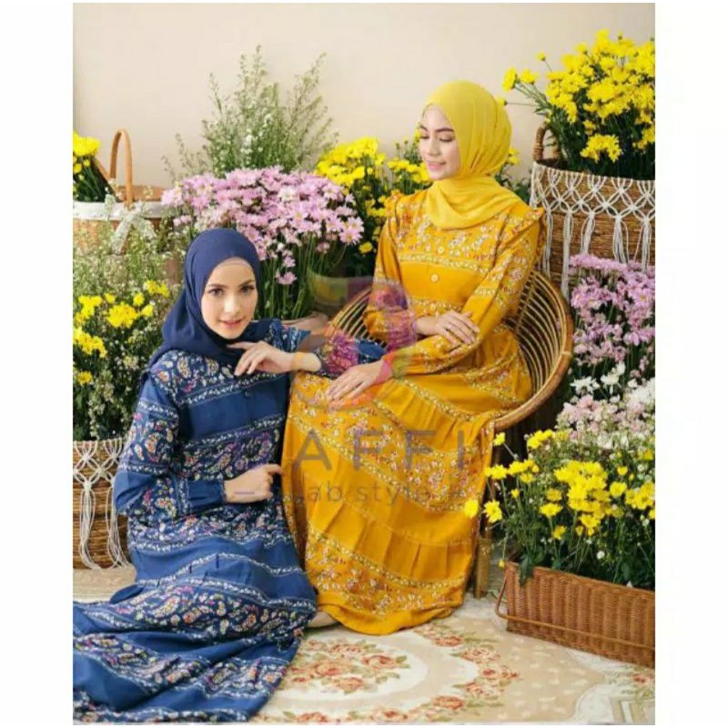 GAMIS SYABIRA ORI DAFFI|GAMIS RAYON|GAMIS BUSUI|LONG DRESS