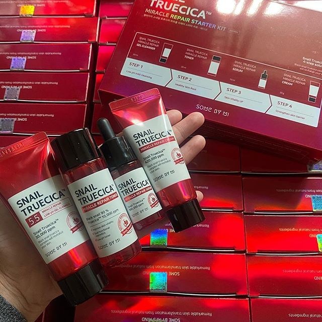 SOMEBYMI Snail TRUECICA MIRACLE Repair Starter Kit Trial Set Share