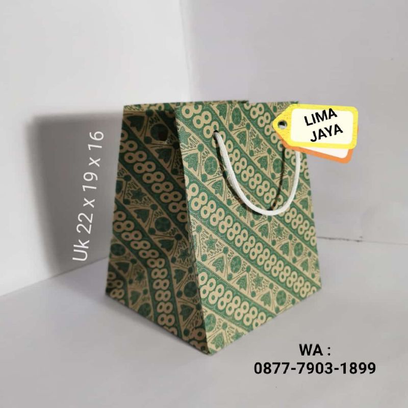 

PAPERBAG BATIK UK 22X19X16
