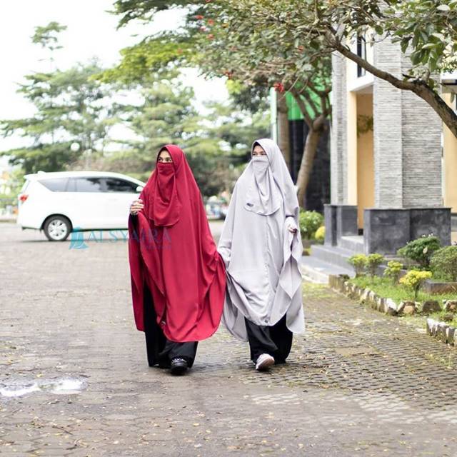 Set Long Khimar Syari Pad Haramain Cadar Tali Wolfis Premium Alsyahra Exclusive9