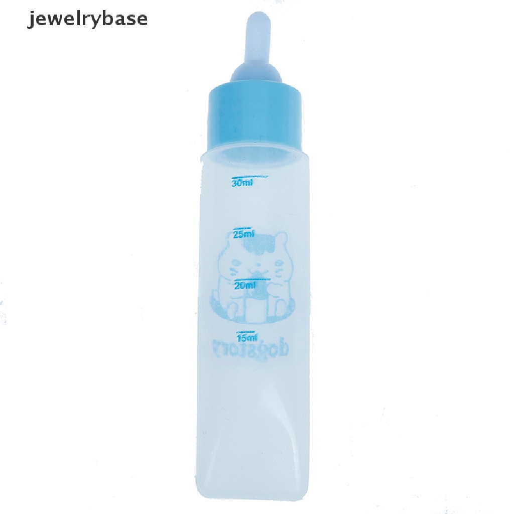 Base Botol Susu 30ml Dengan Dot Silikon Untuk Hewan Peliharaan Kecil / Hamster / Anjing / Kucing