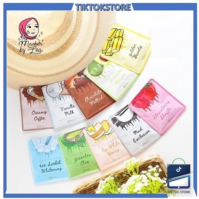 TIKTOK - Masker Organik by LEA Gloria | Masker Bubuk by LEA Gloria Travel Size 10g BPOM