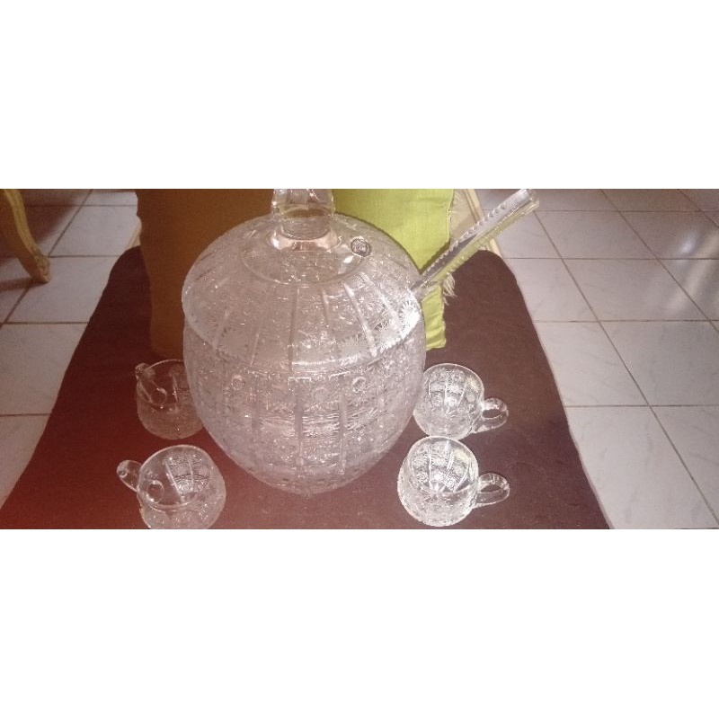 bowl set kristal bohemia