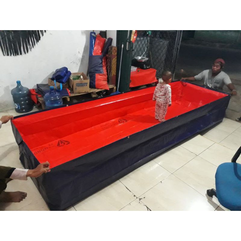 terpal kolam ikan TYPE A5 ukuran (300×100×50)