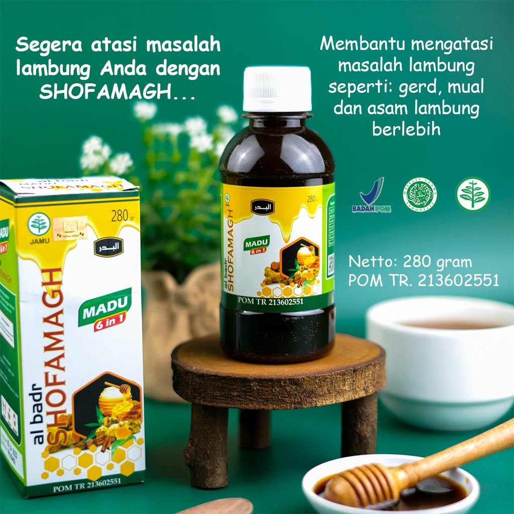 

Madu Shofamagh Obat Herbal Maag dan Masalah Pencernaan 280 gram