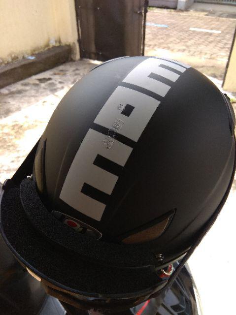 Download Helm Retro Bogo Sni Jpn Kawai Momo Black Doff Goggle Masker Shopee Indonesia PSD Mockup Templates