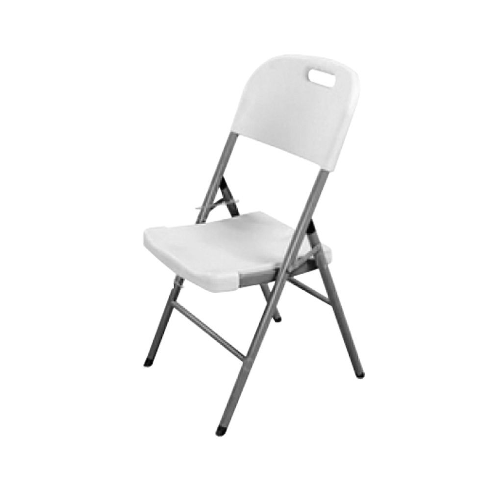 RRMS Zehn Kursi Lipat LF-037 Kursi Outdoor Camping Lipat Putih 1Unit