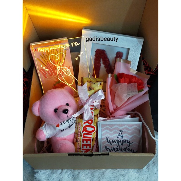 

hadiah valentine/ Kado Ulang Tahun cewek/ Hadiah Wisuda Graduation Gift/ Set Kado gift Box/hadiah ulang tahun cewek