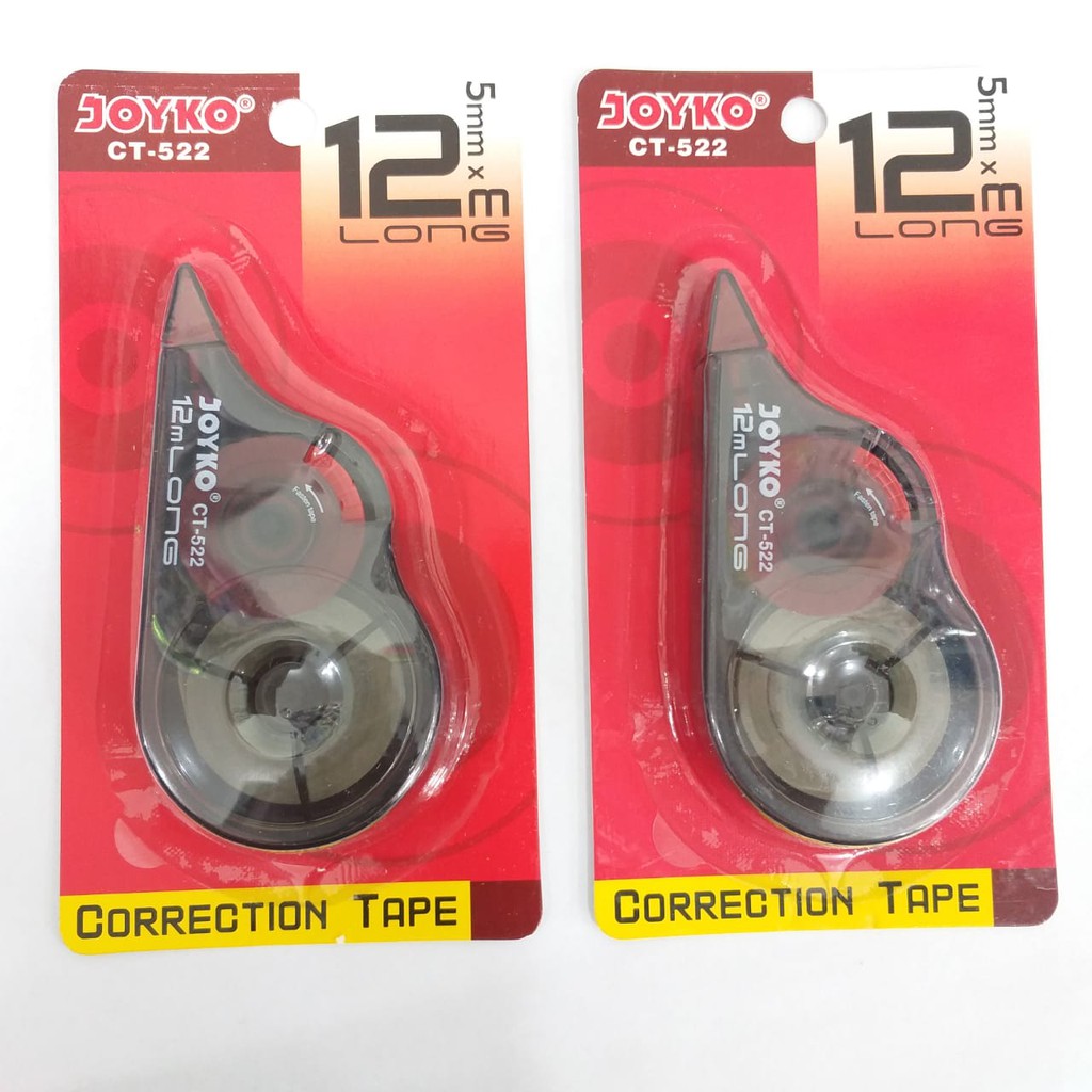 

CORRECTION TAPE CT-531 / CT-537 / CT-540 / CT-542 / CT-545 / CT-554 / CT-562 / CT-522 5MMX8M JOYKO