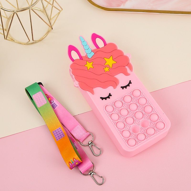 TAS ANAK PONY POP IT JELLY/ NEW SLING BAG POP IT MUAT HP-PINK MUDA MUAT HP