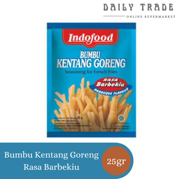 

Indofood Bumbu Kentang Goreng Rasa BBQ 25gr x 4 Sachet