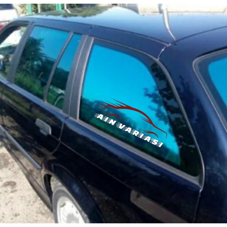 Stiker kaca film mobil sun mars type metalik blue terbaru