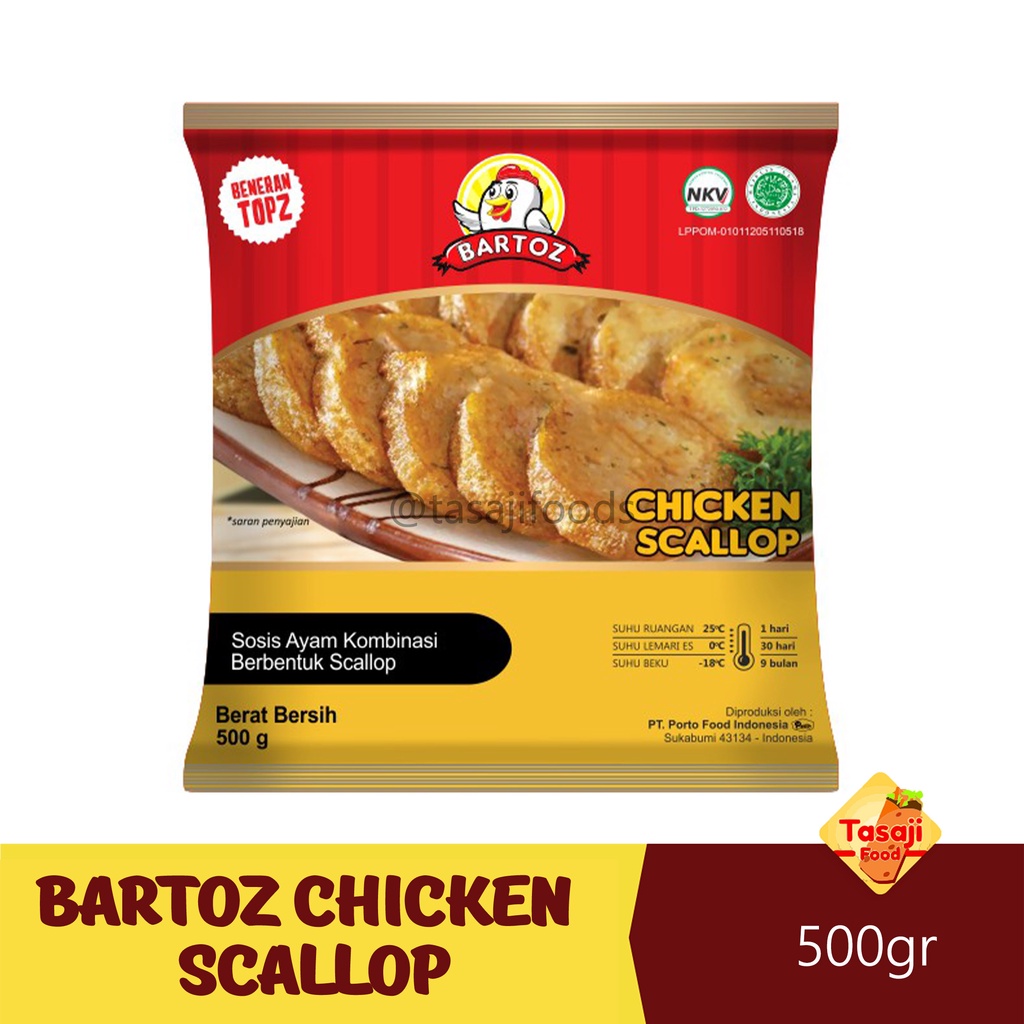 BARTOZ Chicken Scallop 500 Gram