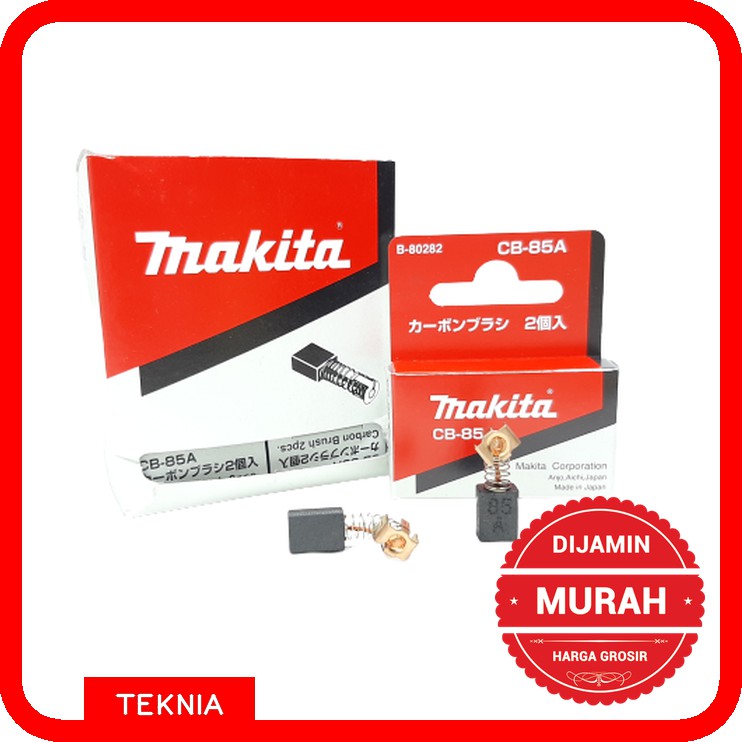 Carbon Brush CB 85A MAKITA - Batu Arang - Original 100%