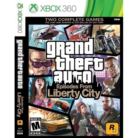 Game Grand Theft Auto (GTA) IV Episodes From Liberty City XBOX 360 for Jtag/RGH ( Data DVD Kaset)