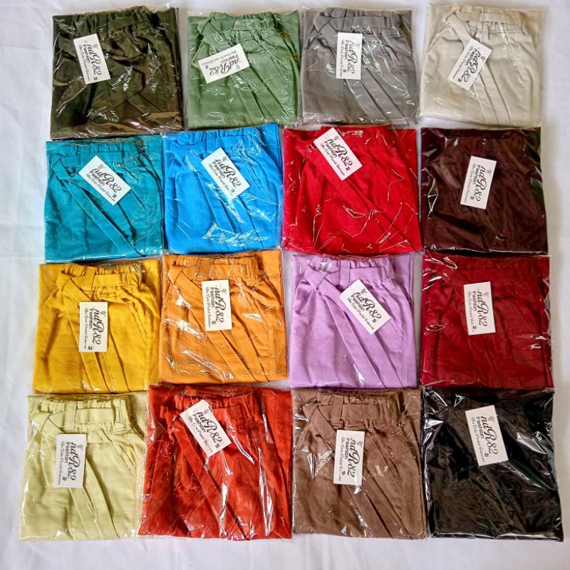 CELANA KULOT ANAK  KATUN CIGARET  S M L 3-7 TAHUN-4