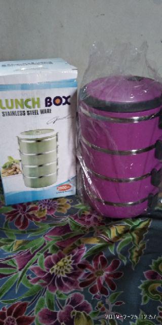 Lunch Box Susun 4/ Rantang 4 Susun Stainless