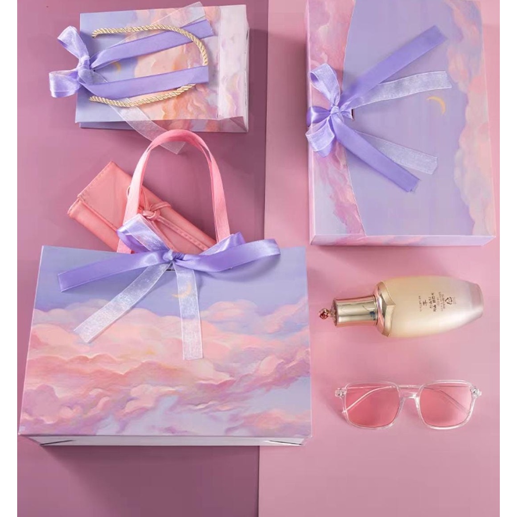 

PAPERBAG PINK CLOUD EDITION (HANDLE TALI KEPANG) / SOUVENIR / TAS KADO / PAPERBAG / BOX PB47