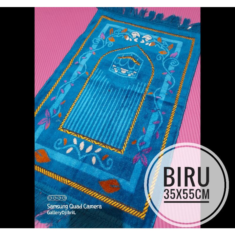 Sajadah bludru kecil 35x55/ Sajadah mini/ Sajadah anak-V-4