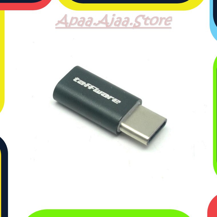 Bayar Ditempat Taffware Adapter Konverter Micro USB ke USB 3.1 Type C Bahan Aluminium