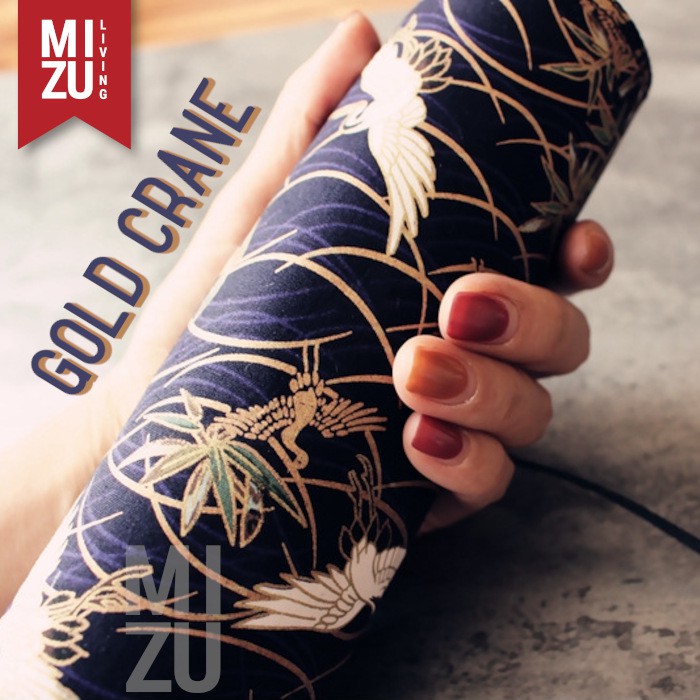 MIZU HIKIZURI Golden Pen Kimono Roll Up Pencil Case Fountain Pen Protector Tempat Pensil Pen Gulung