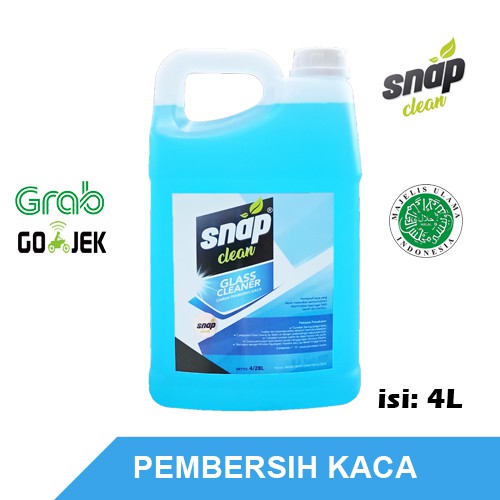 SNAP CLEAN GLASS CLEANER 4L SABUN PEMBERSIH KACA