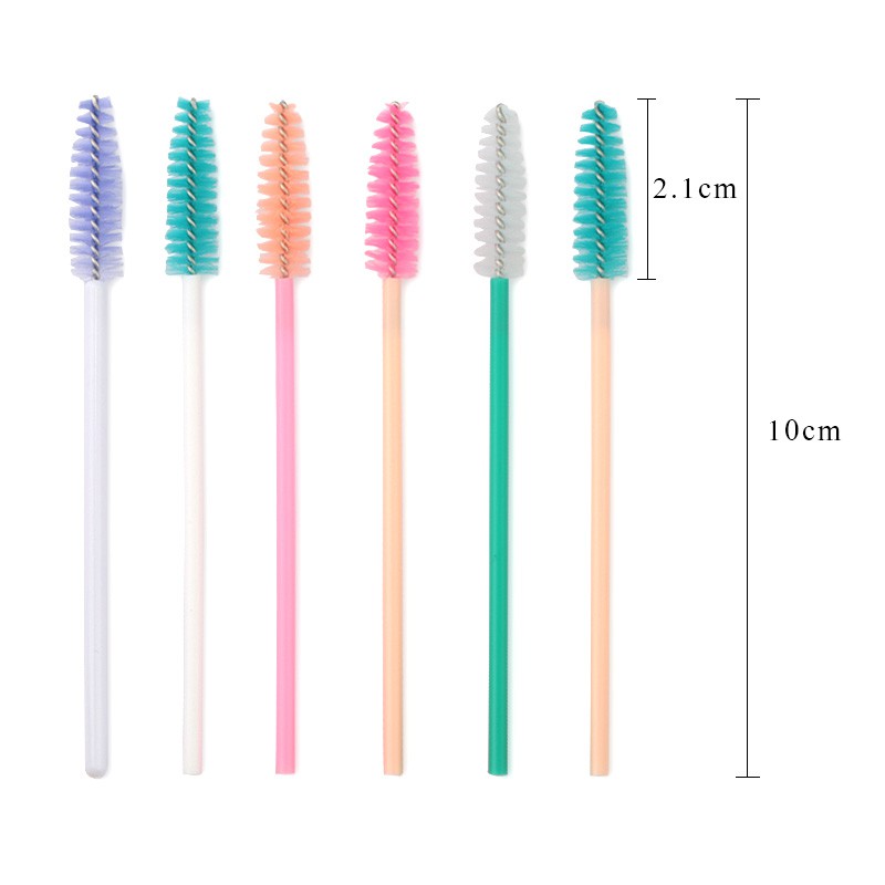 Ready Stock/11 Warna Eyelash Brush/Mascara Brush/Kuas Bulu Mata Sekali Pakai/Sikat Maskara