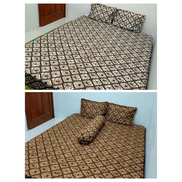 SPREI BATIK SOGAN PEKALONGAN MOTIF SIDO MUKTI