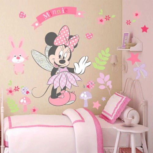 Termurah Faroot Mickey Minnie Mouse Removable Wall Sticker Vinyl Decals Children S Room Decoration Ee Indonesia - Removable Wall Stickers For Children S Bedroom