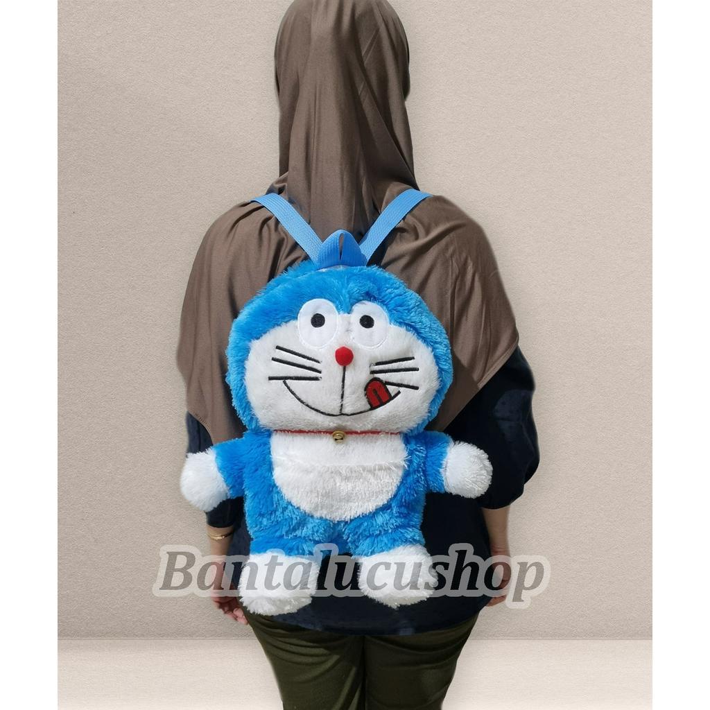 Tas Karakter Doraemon Ransel Boneka Doraemon Anak Dan dewasa Lucu Gemoy