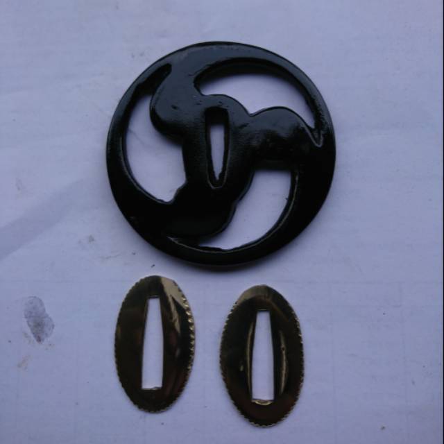 TSUBA KATANA NARUTO UCHIHA SASUKE SHARINGAN