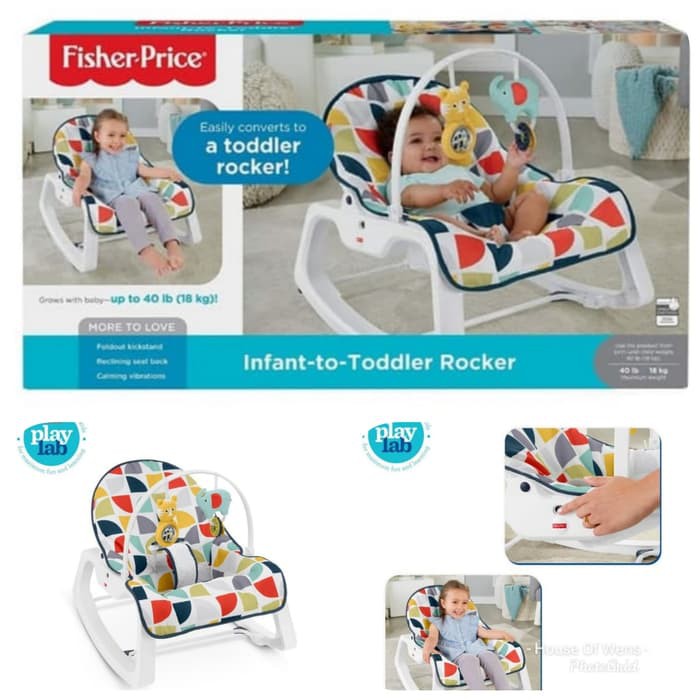  FISHER  PRICE  INFANT TO TODDLER BOUNCER KURSI  GOYANG ANAK 