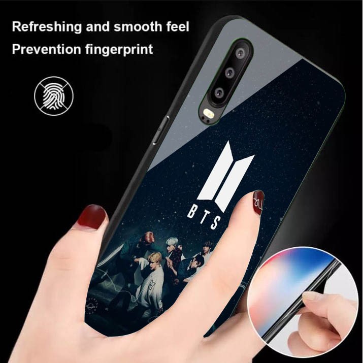 [K32] Soft Case Glass K-Pop For Oppo/Vivo/Xiaomi/Samsung/Iphone/Realme