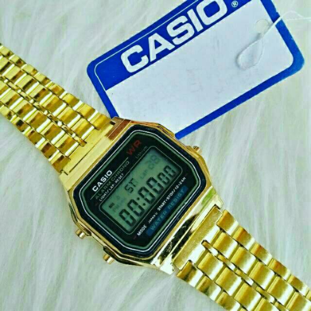 Jam tangan wanita digital rantai casio