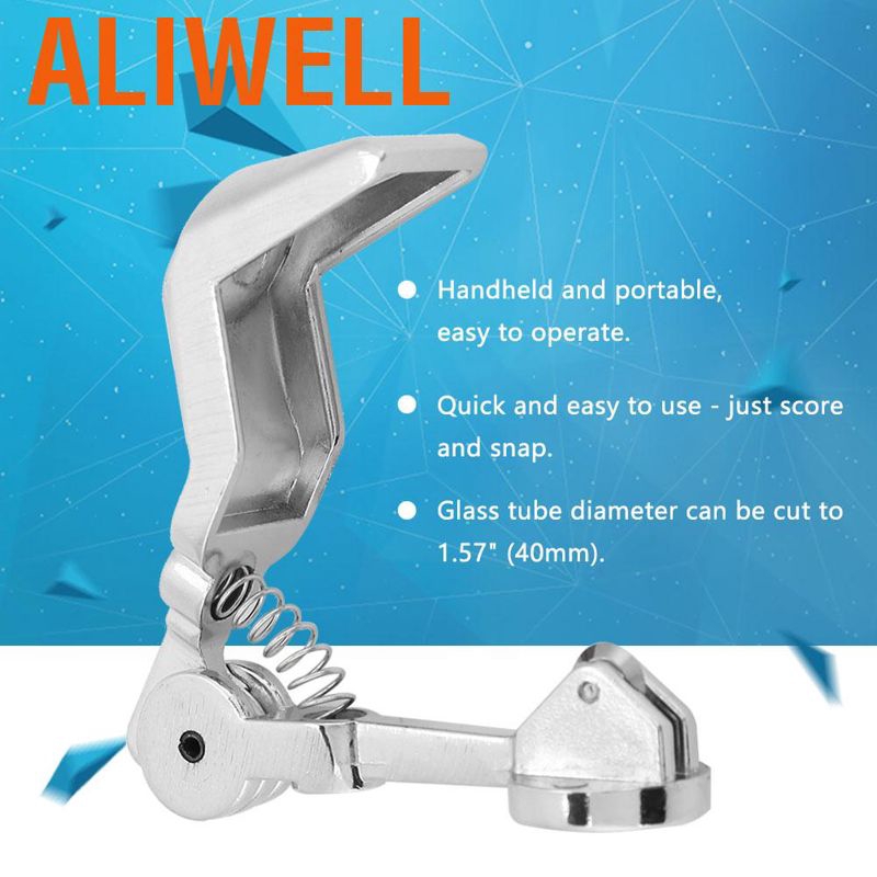 Aliwell 1 57inch 40mm Diameter Zinc Alloy Glass Tubing Cutting Machine Tube Pipe Cutter Hand Tools Shopee Indonesia