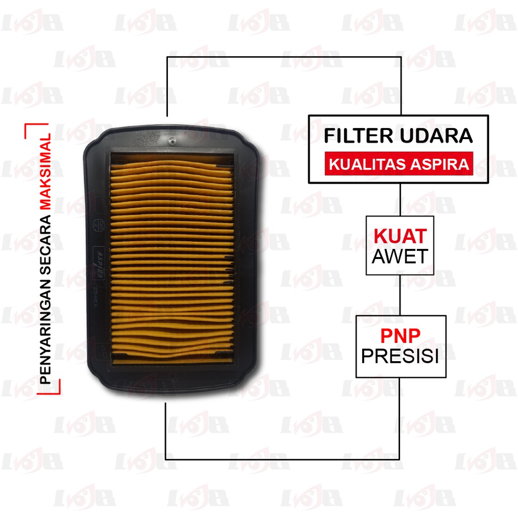 Aspira Saringan Filter Udara Vixion New Yamaha NVL NVA