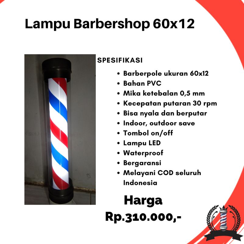 lampu barbershop