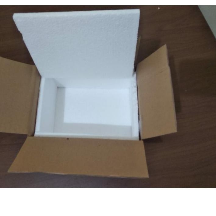 

SUPER PROMO box cupang ecer box packaging ikan lapis sterofoam isi plastik 1,2,3 bungkus ikan