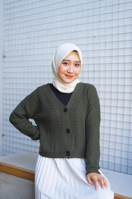 Khanza cable cardy // crop cardy by @stripetee_mrln-3