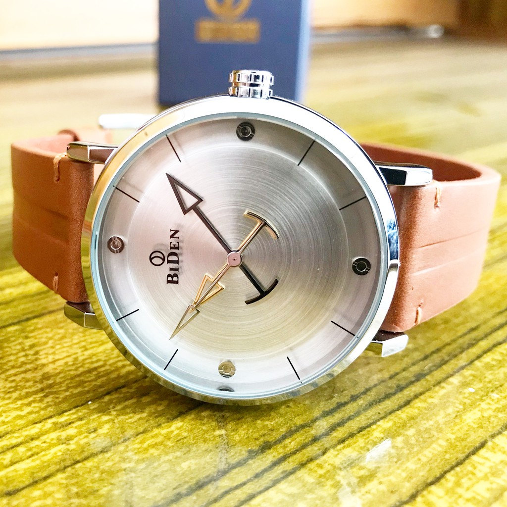 (COD) Jam Tangan Pria Original Cowok Ori BIDEN Anchor Analog Rubber Karet Anti Air