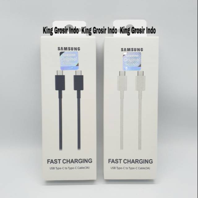 Kabel Data Samsung Galaxy Note 10 Note 10+ Original 100% Fast Charging USB Type-C to Type-C Cable 3A