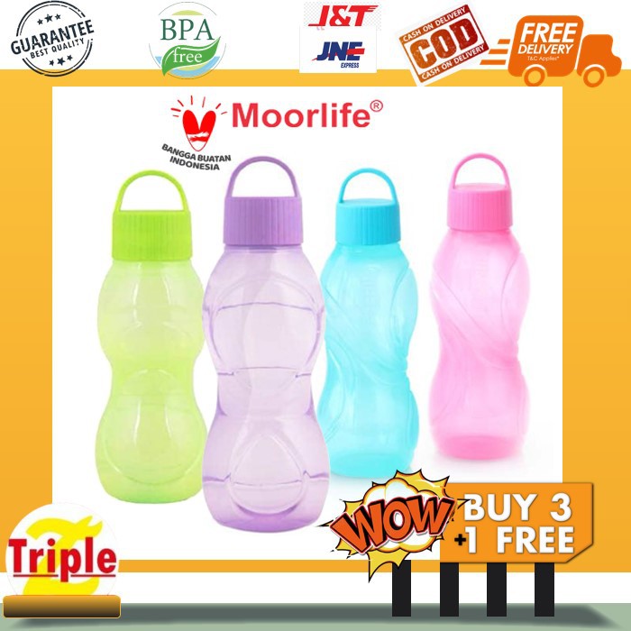 BOTOL MINUM PLASTIK 500ML 750ML SPORTIVO MOORLIFE